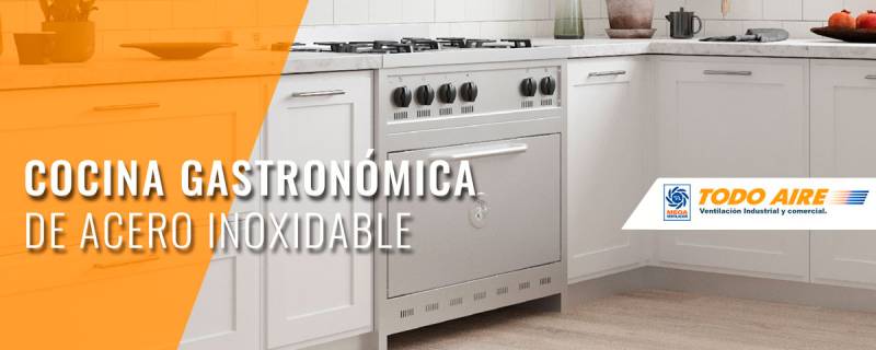 Cocina gastronómica de acero inoxidable